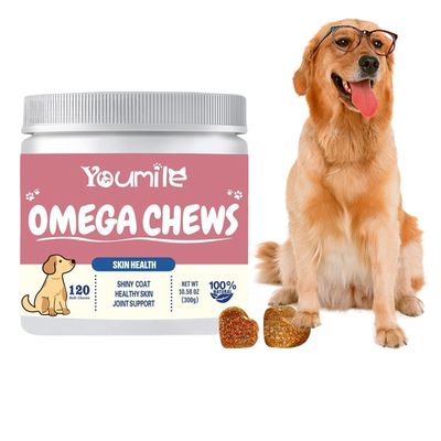 FurryFusion Chewables d'huile de poisson pour chiens