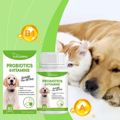 FurryFusion Comprimés de probiotiques pour animaux