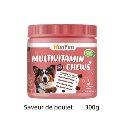 FurryFusion Comprimés de supplément vitaminique pour animaux de compagnie