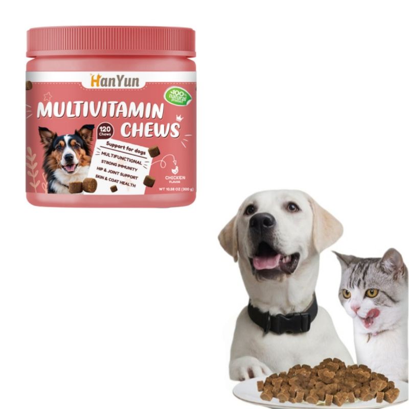 FurryFusion Comprimés de supplément vitaminique pour animaux de compagnie