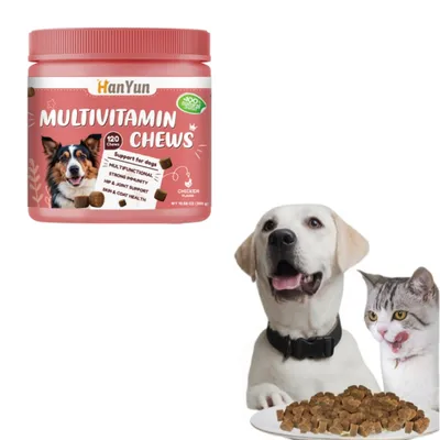 FurryFusion Comprimés de supplément vitaminique pour animaux de compagnie
