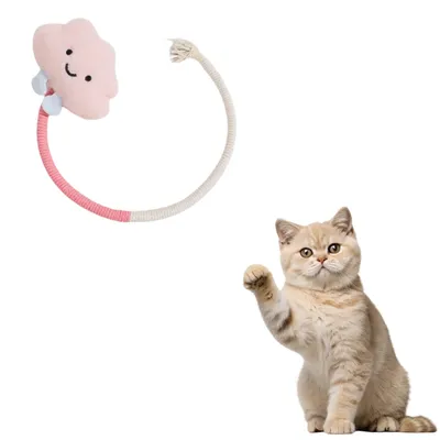 FurryFusion Jouet de corde à mâcher pour chat