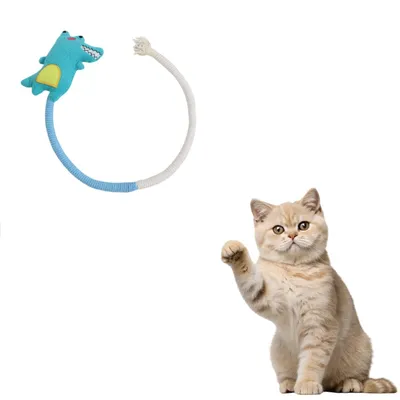 FurryFusion Jouet de corde à mâcher pour chat