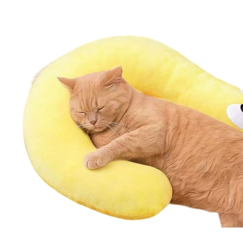 FurryFusion Oreiller pour chien en forme de point d'interrogation