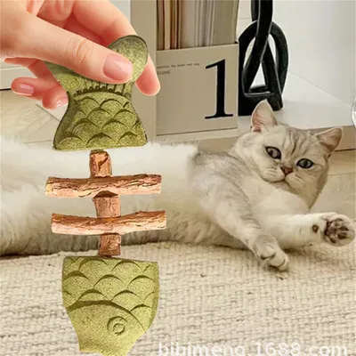 FurryFusion Os de Poisson en Catnip pour Chats