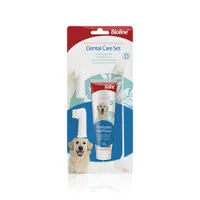 FurryFusion Ensemble de dentifrice et brosse à dents pour animaux