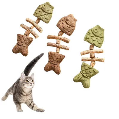 FurryFusion Os de Poisson en Catnip pour Chats