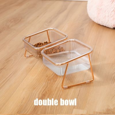 UAMLY Gamelles doubles surélevées pour chat