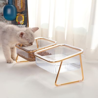 UAMLY Gamelles doubles surélevées pour chat