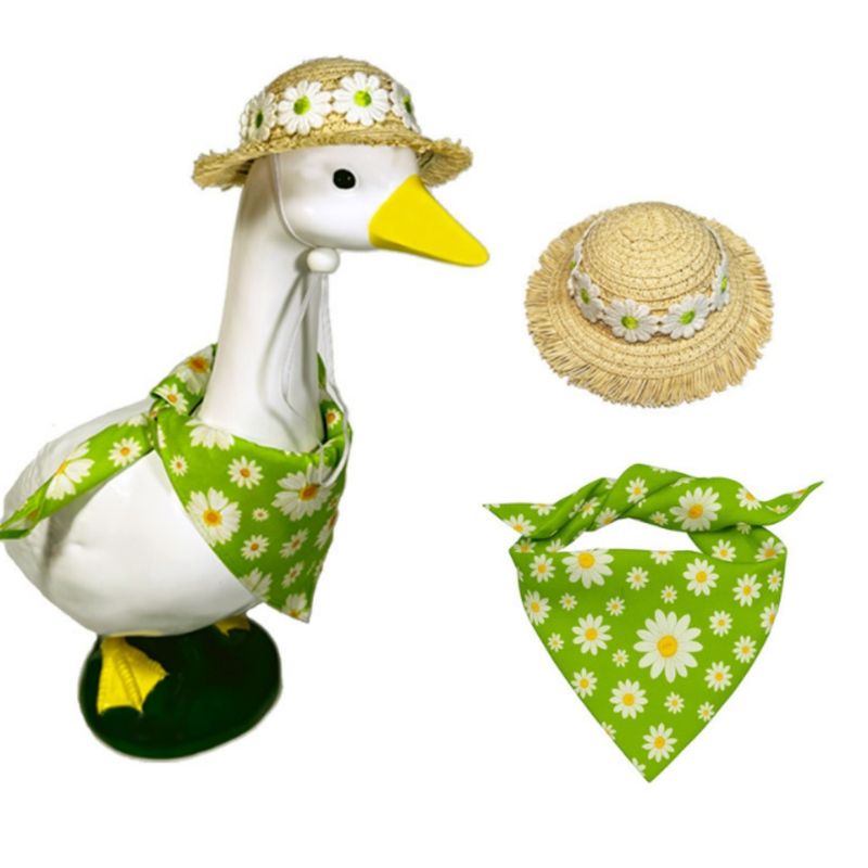 FurryFusion Accessoires de décoration en style champêtre pour oie)