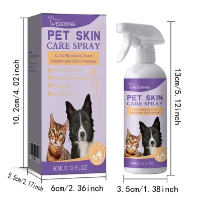 FurryFusion Spray apaisant pour la peau des animaux de compagnie