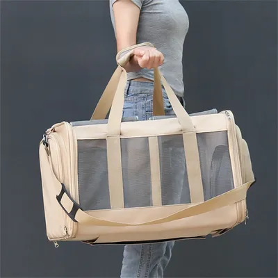 IntiMeg Sac de transport pour chats extensible et portable IntiMeg Sac de transport pour chats extensible et portable