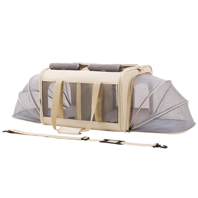 IntiMeg Sac de transport pour chats extensible et portable