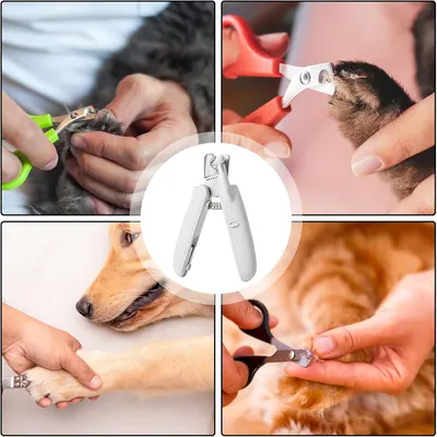 FurryFusion Coupe-griffes pour chat avec lumière LED