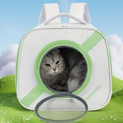 FurryFusion Sac à dos pour animaux de compagnie en forme d'ovni