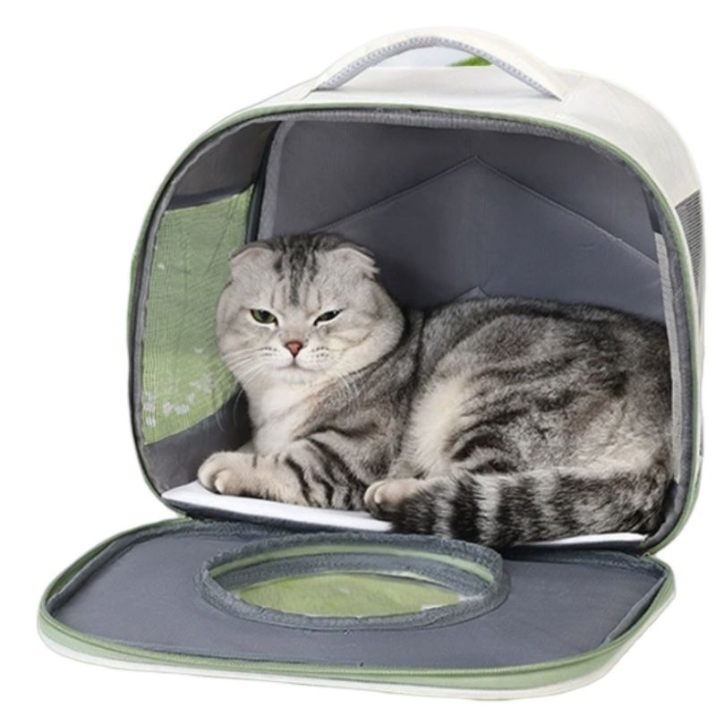 FurryFusion Sac à dos pour animaux de compagnie en forme d'ovni