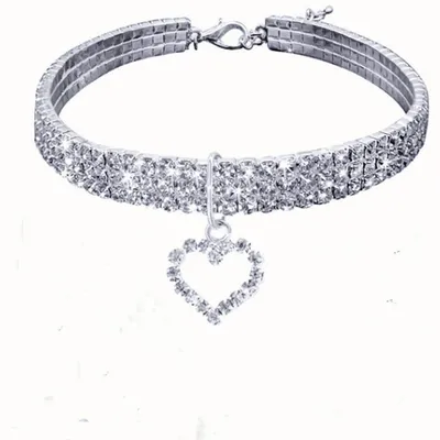 Pet Planet Collier pour Animal de Compagnie avec Diamants
