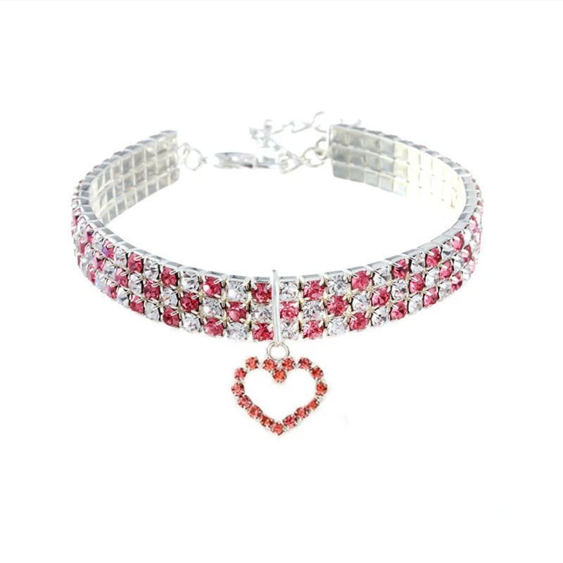Pet Planet Collier pour Animal de Compagnie avec Diamants