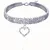 Pet Planet Collier en strass avec cœur pour chats