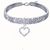 Pet Planet Collier en strass avec cœur pour chats