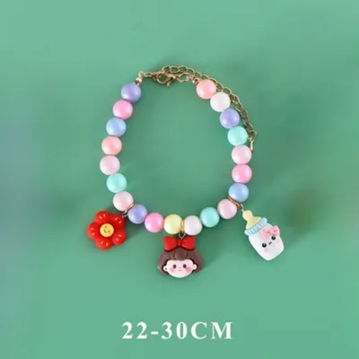 FurryFusion Collier d'anniversaire pour chat style macaron