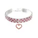 Pet Planet Collier en strass avec cœur pour chats