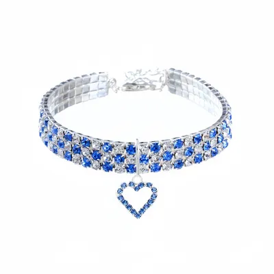 Pet Planet Collier pour Animal de Compagnie avec Diamants