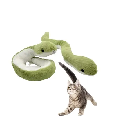 Pet Planet Jouet en peluche serpent pour chat Pet Planet 2 pièces