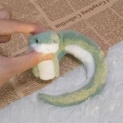 Jouet en peluche serpent pour chat Pet Planet 2 pièces