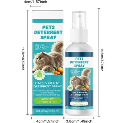 FurryFusion Spray dissuasif pour chat 100ml