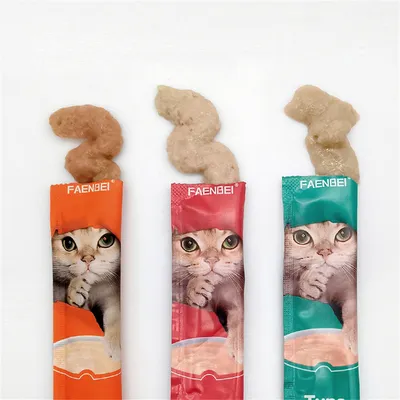FurryFusion Friandises pour chats 60×15 g, friandises en gelée pour chats