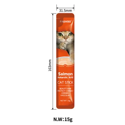 FurryFusion Friandises pour chats 60×15 g, friandises en gelée pour chats