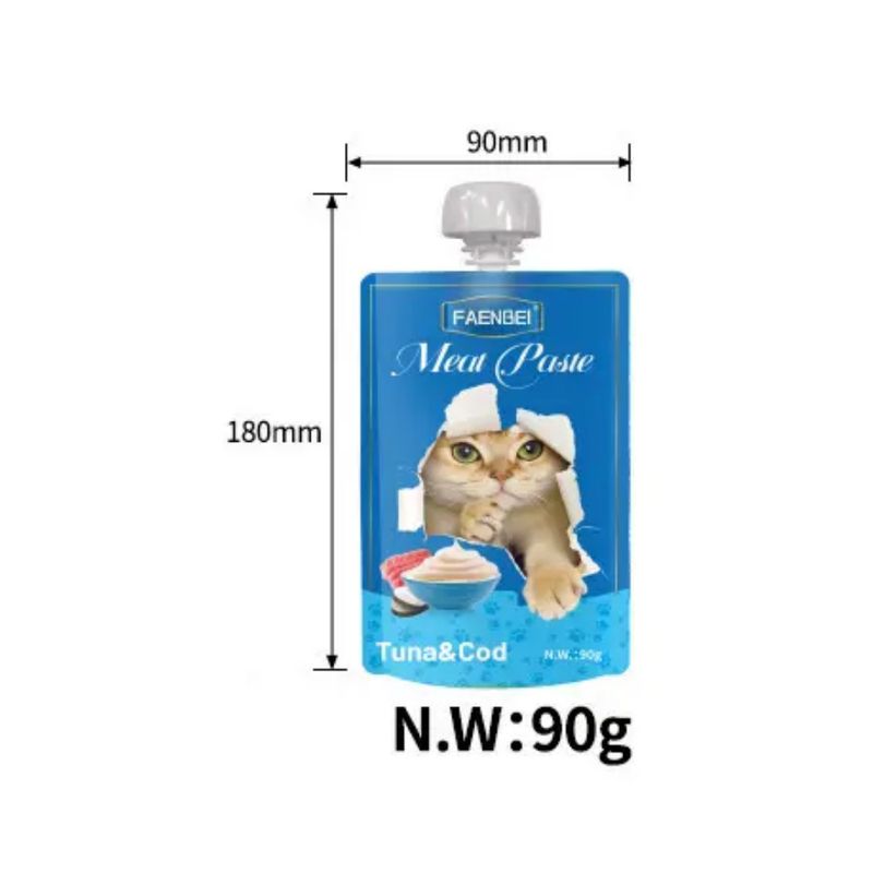 FurryFusion Friandises en gelée pour chat 10×90g, avec couvercle