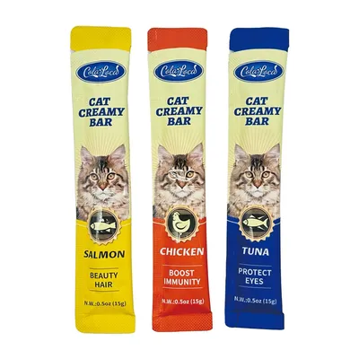 FurryFusion Barres de collation moelleuses pour chat 24 × 15 g