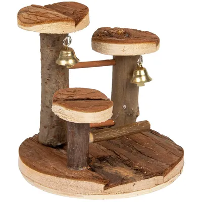 jeux Elly en bois. ø 15 cm x 14 cm. pour rongeur.