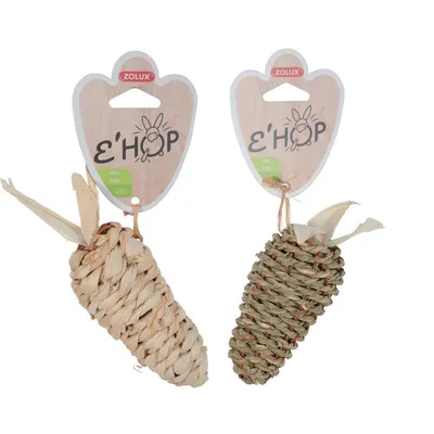 animallparadise - Un lot de deux jouets feuille de maïs et jonc de mer pour