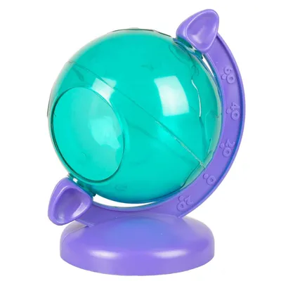 Globe Terrestre vert et violet. jeux pour petit hamsters .