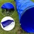 lionto tunnel de jeu pour chien, tunnel agility pliable avec piquets