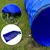 lionto tunnel de jeu pour chien, tunnel agility pliable avec piquets