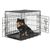 lionto cage de transport pour chien pliable avec bac amovible sécurisé