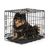 lionto cage de transport pour chien pliable avec bac amovible sécurisé