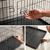lionto cage de transport pour chien pliable avec bac amovible sécurisé
