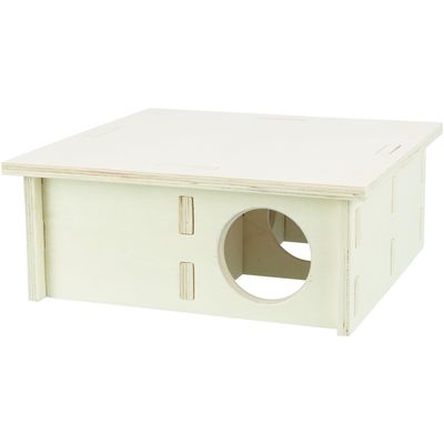 Trixie - Maison emboitable 4 chambres 30 × 12 × 30 cm pour grands hamsters,