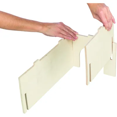 Maison pour Rongeurs Bois Cage Animaux 42 x 18 x 26 cm/