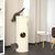lionto arbre à griffer en sisal avec balle de jeu et rebord en peluche
