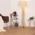lionto arbre à chat avec 2 balles, niche, lit et poteaux en sisal
