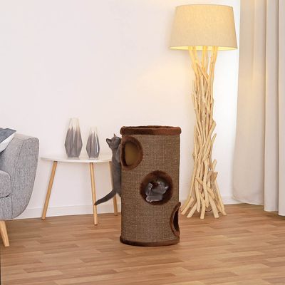 lionto Kratztonne mit Sisal, Höhe 70 cm, braun