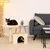 lionto arbre à chat avec niche, lit moelleux et balle en peluche