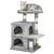lionto arbre à chat avec 2 niches, lit douillet et balle en peluche lionto arbre à chat avec 2 niches, lit douillet et balle en peluche