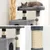 lionto arbre à chat avec 2 niches, lit douillet et balle en peluche